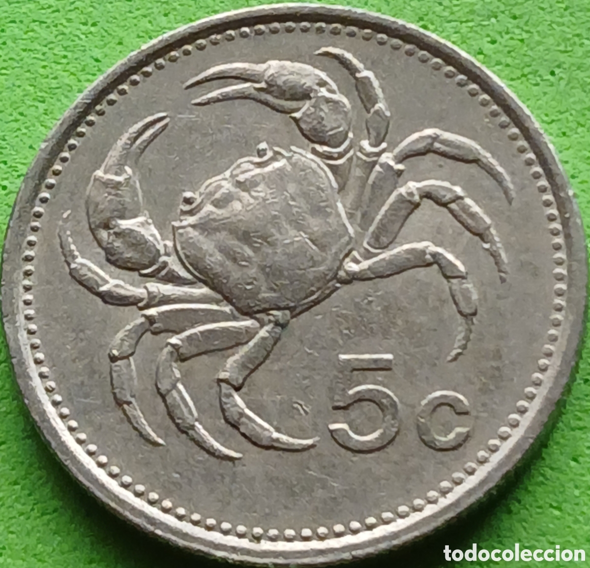 Monedas antiguas de Europa: Malta 5 cents 1986 km#77