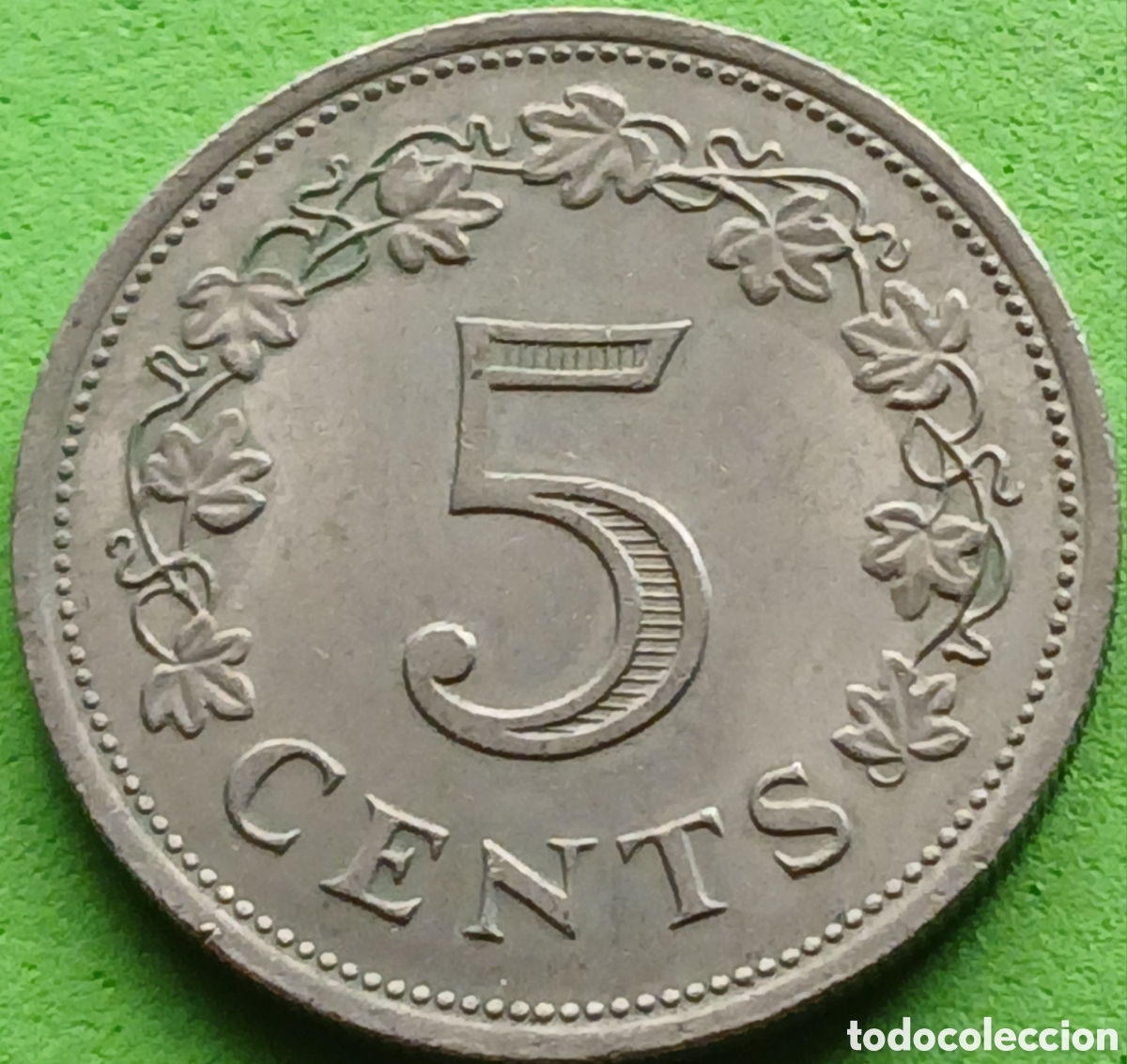 Monedas antiguas de Europa: Malta 5 cents 1976 km#10