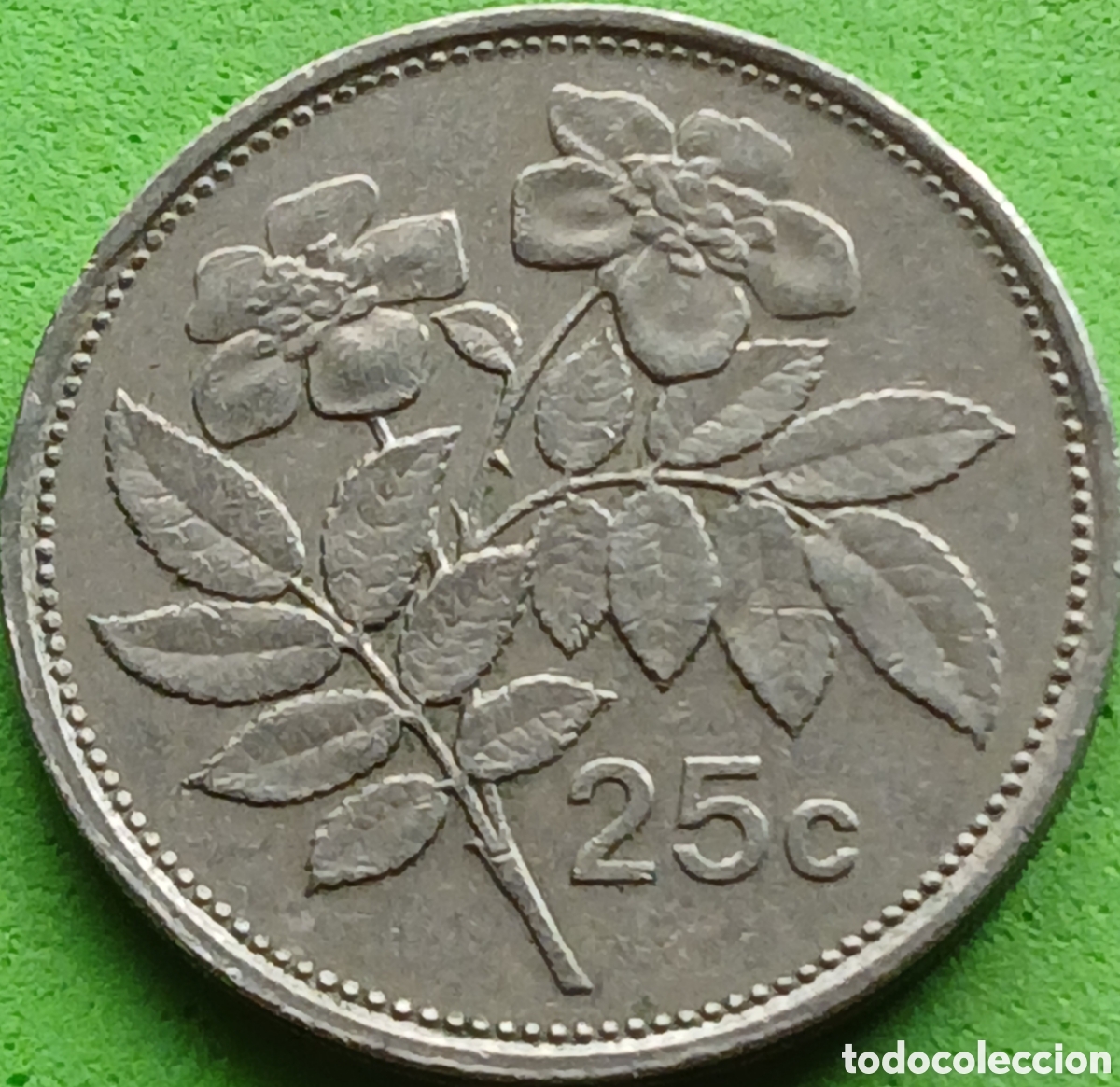 Monedas antiguas de Europa: Malta 25 cents 1993 km#97