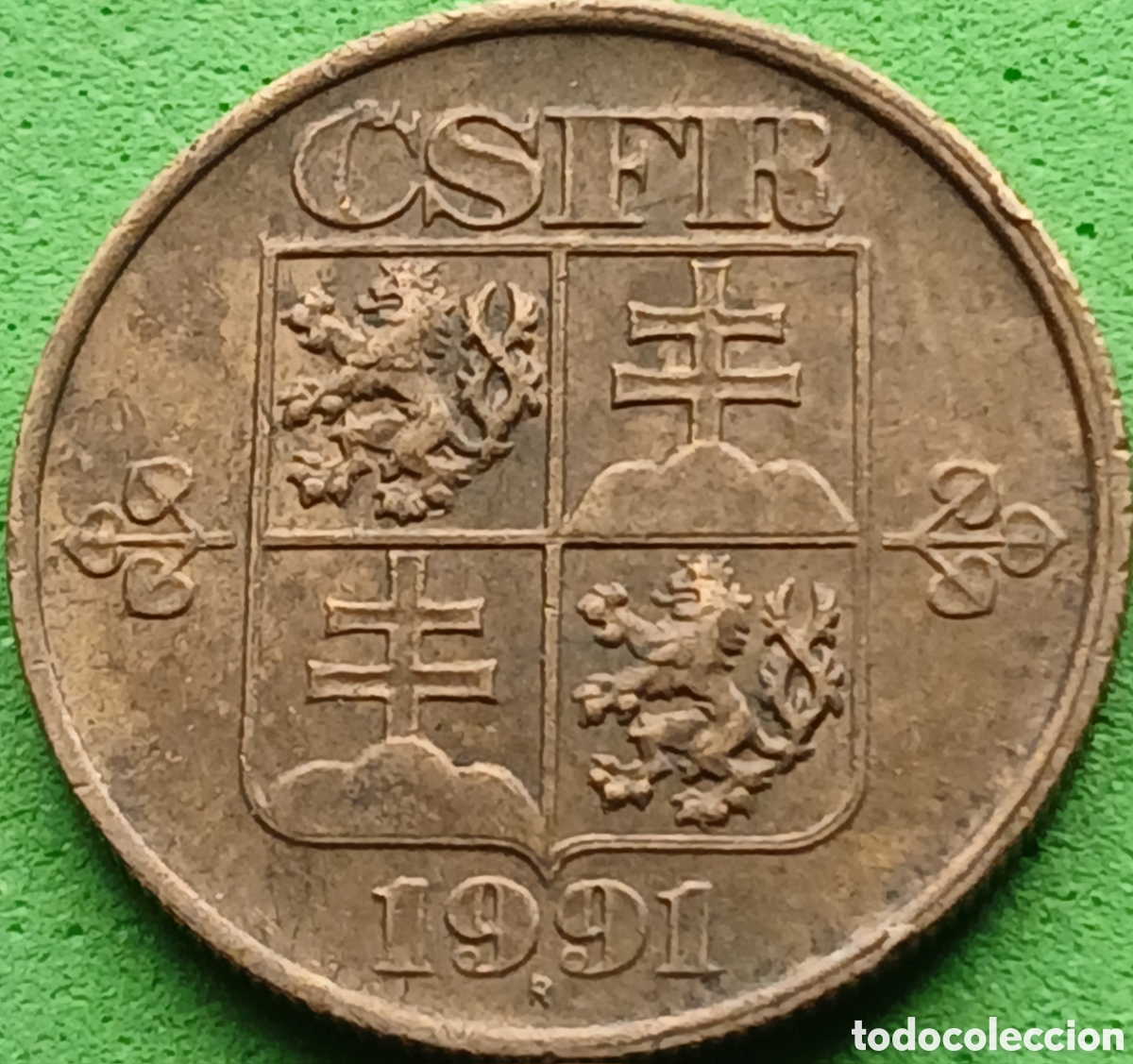 Monedas antiguas de Europa: Checoslovaquia 20 hellers 1991 km#143