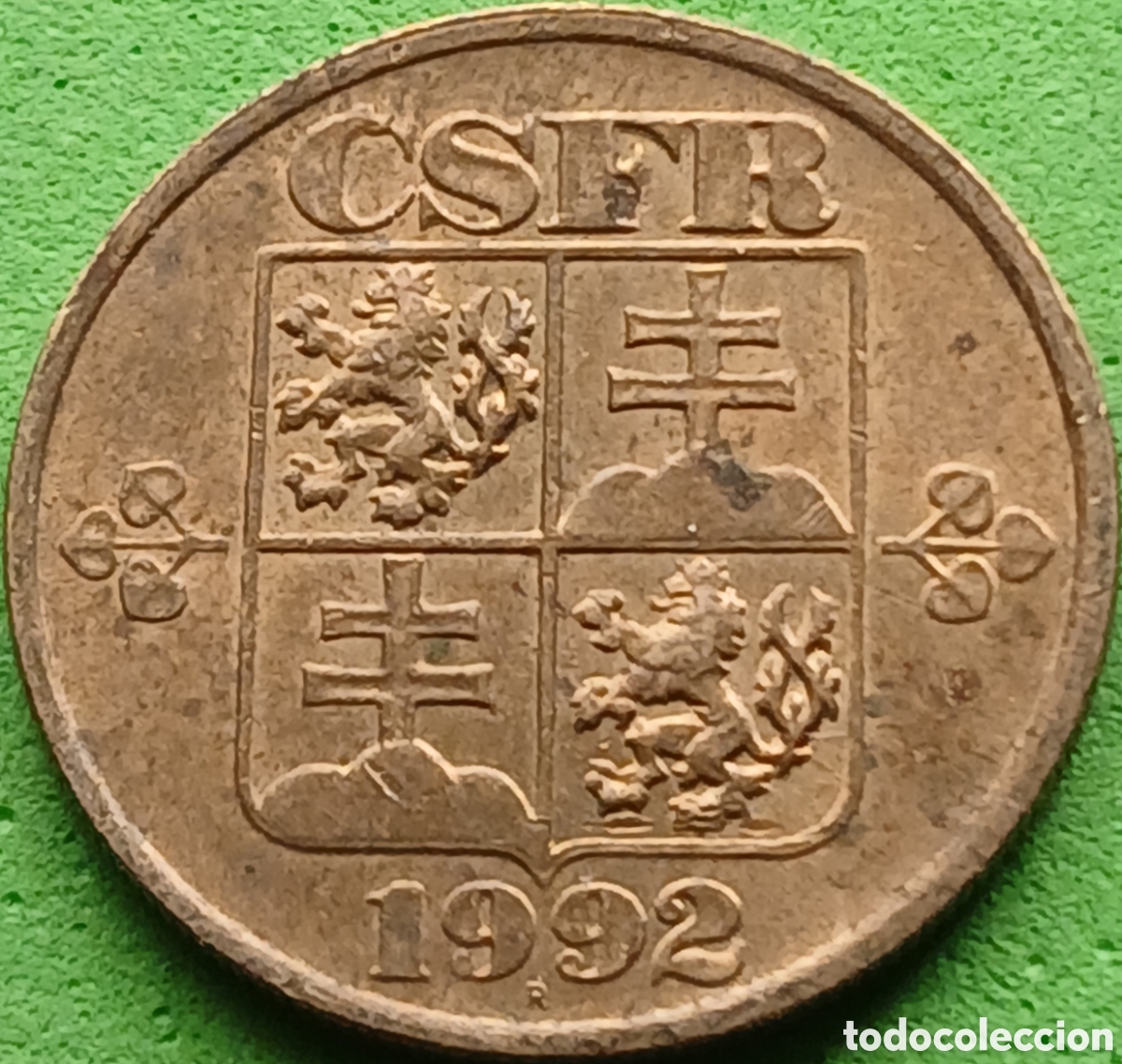 Monedas antiguas de Europa: Checoslovaquia 20 hellers 1992 km#143