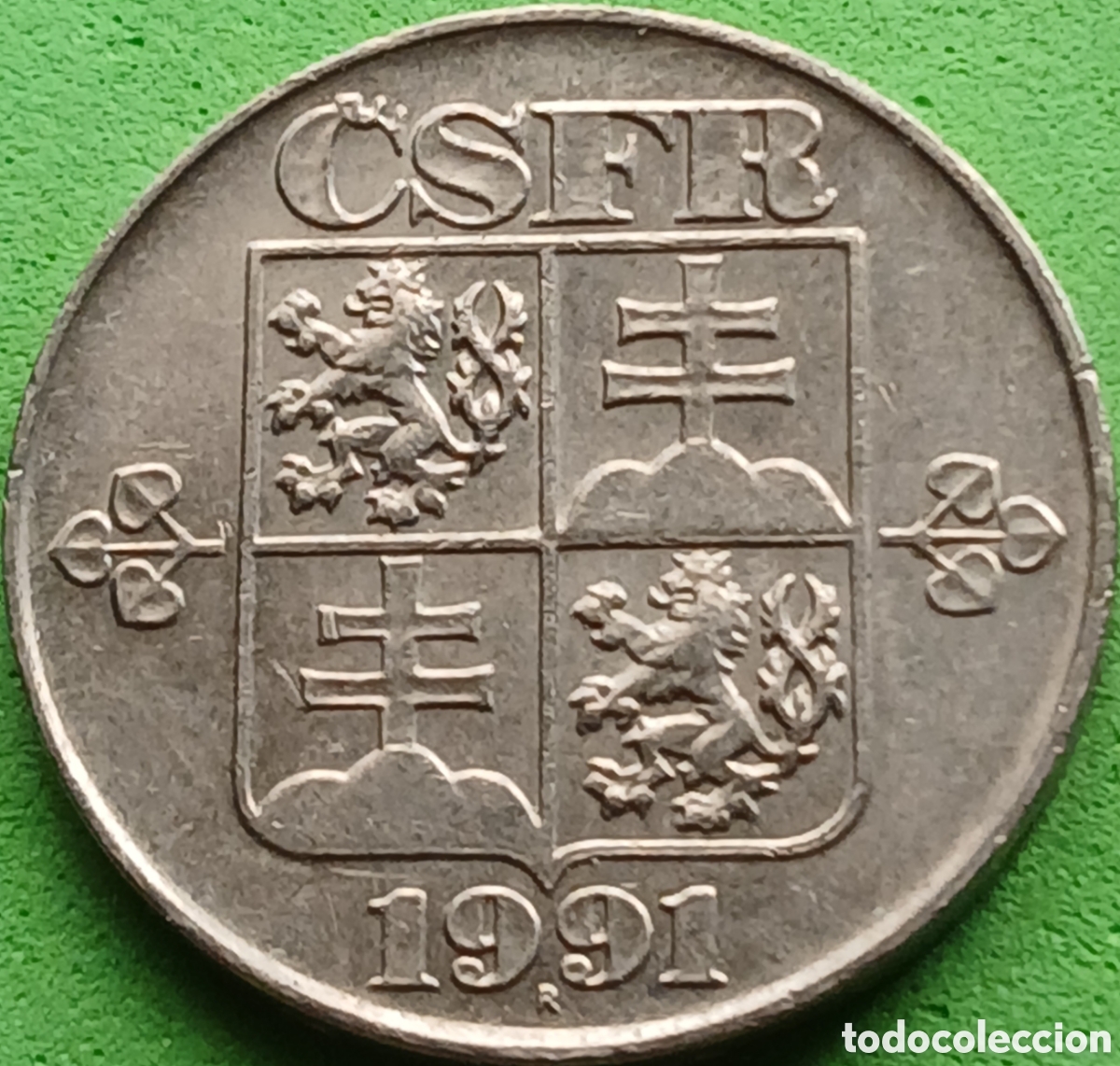 Monedas antiguas de Europa: Checoslovaquia 2 coronas 1991 km#148