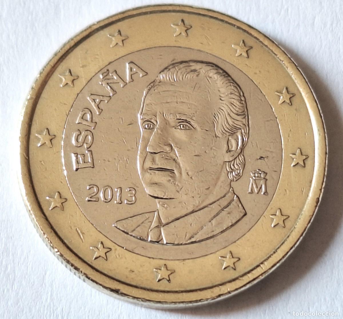 Monedas antiguas de Europa: ESPA&Ntilde;A - MONEDA DE 1 EURO DEL A&Ntilde;O 2013 - BIEN CONSERVADA
