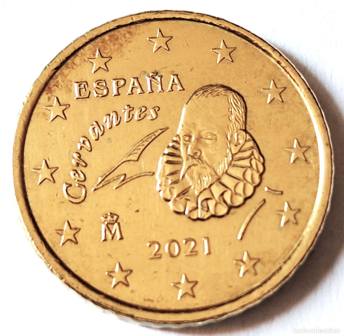 Monedas antiguas de Europa: ESPA&Ntilde;A - MONEDA DE 50 CENTIMOS DE EURO DEL A&Ntilde;O 2021 - BIEN CONSERVADA