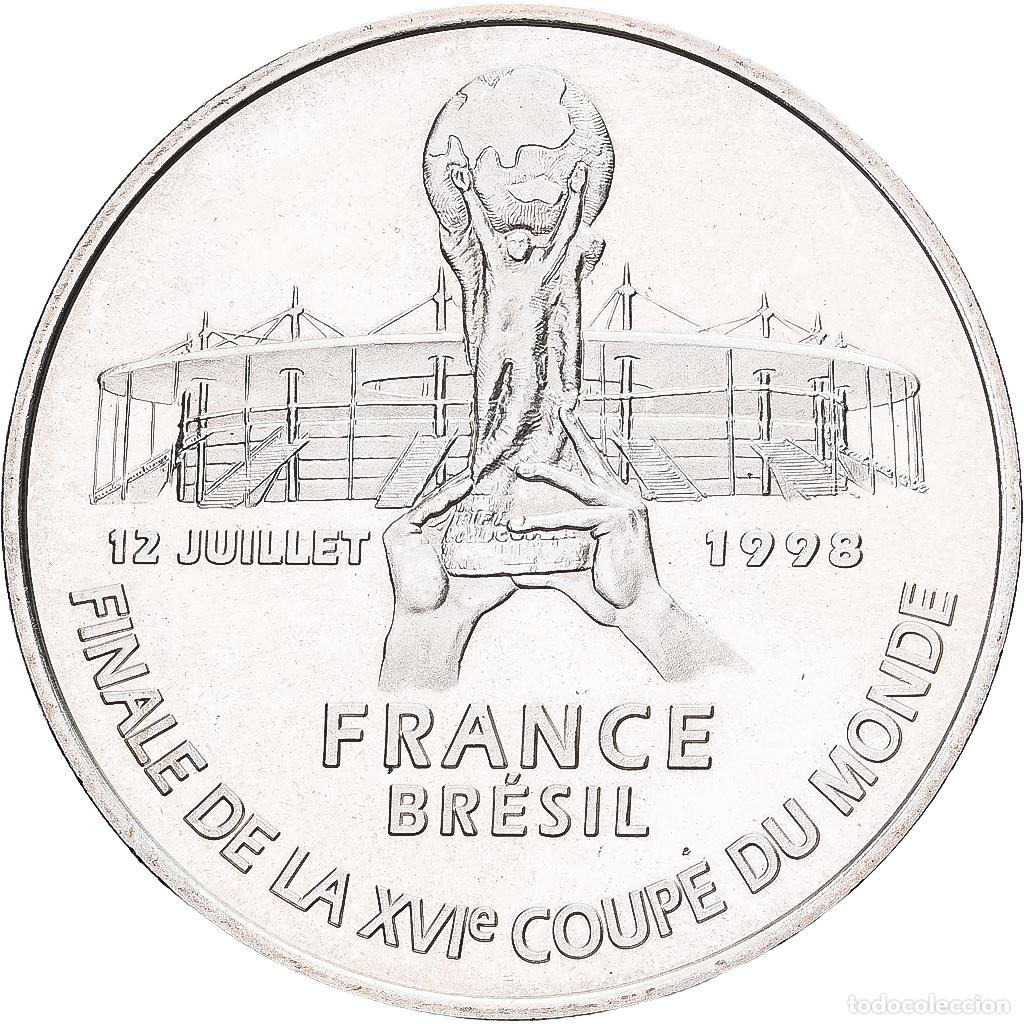 Monedas antiguas de Europa: [#1214038] Francia, 5 Francs, 1998, Plata, FDC, Gadoury:C 215, KM:1212