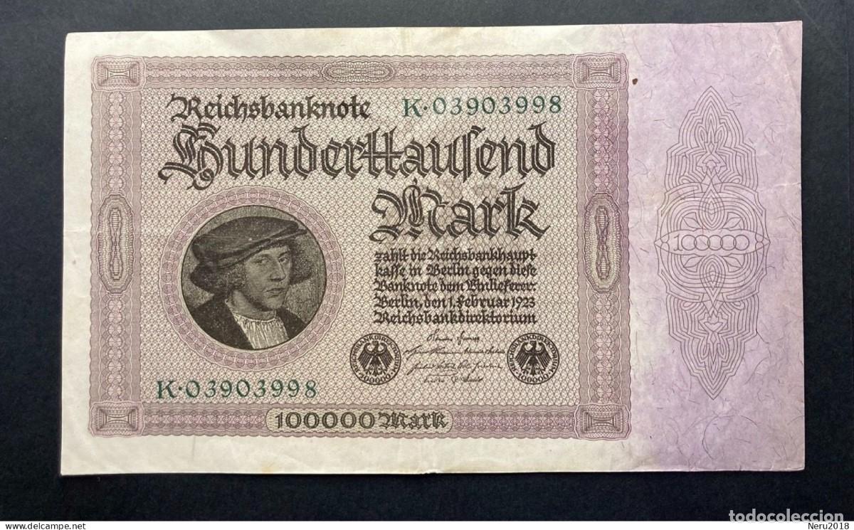 Monedas antiguas de Europa: ALEMANIA 1923 Pick 83 100000 Mark VF