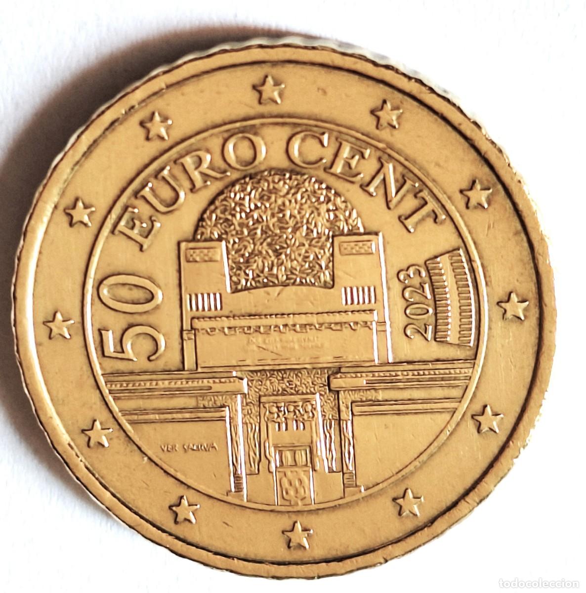 Monedas antiguas de Europa: AUSTRIA - MONEDA DE 50 CENTIMOS DE EURO DEL A&Ntilde;O 2023 - BIEN CONSERVADA
