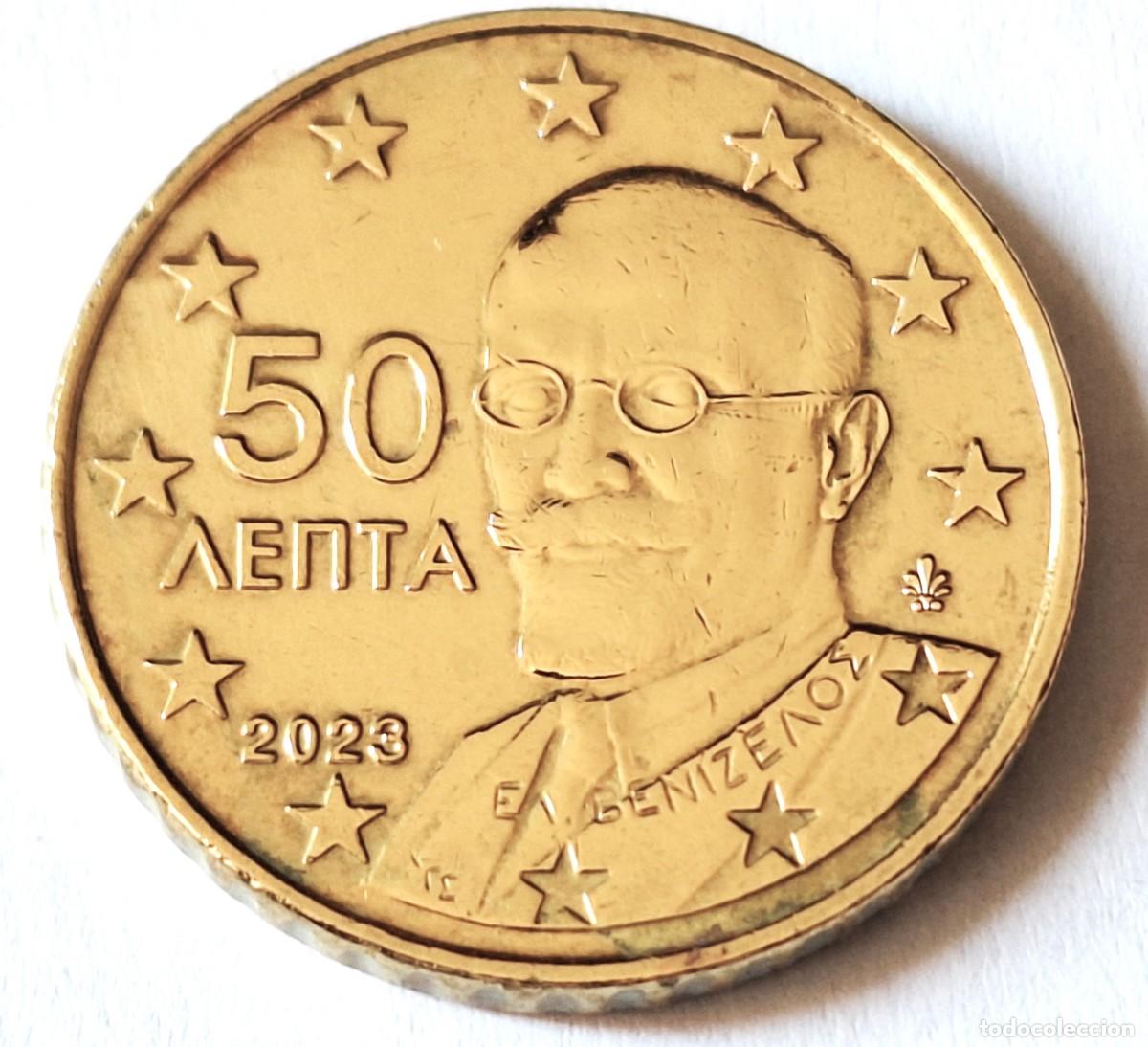Monedas antiguas de Europa: GRECIA - MONEDA DE 50 CENTIMOS DE EURO DEL A&Ntilde;O 2023 - BIEN CONSERVADA