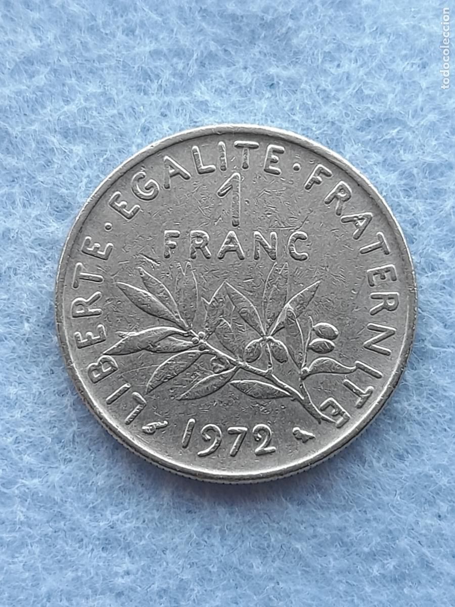 Monedas antiguas de Europa: Francia. 1 Franco. A&ntilde;o 1972.