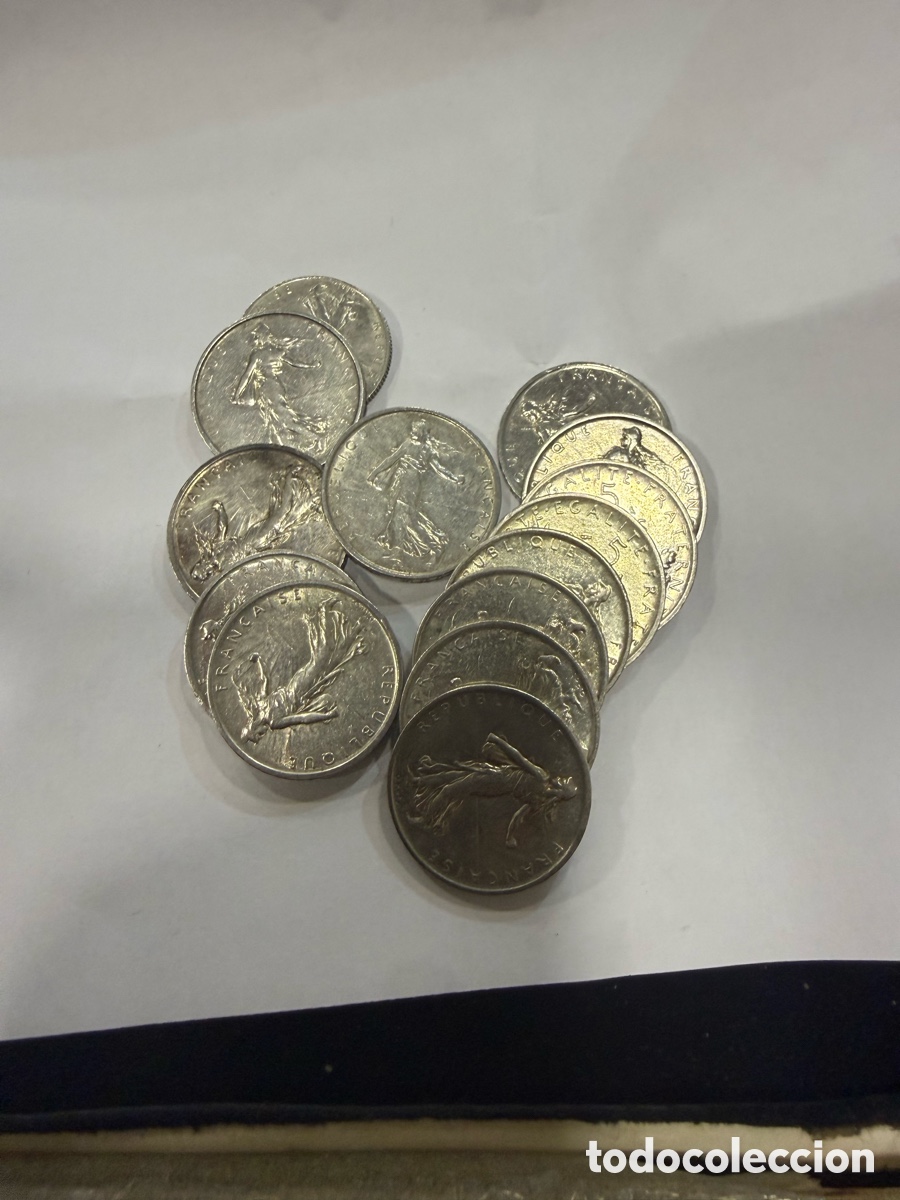 Monete antiche di Europa: Lote de monedas de Francia, plata, muy buena conservaci&oacute;n