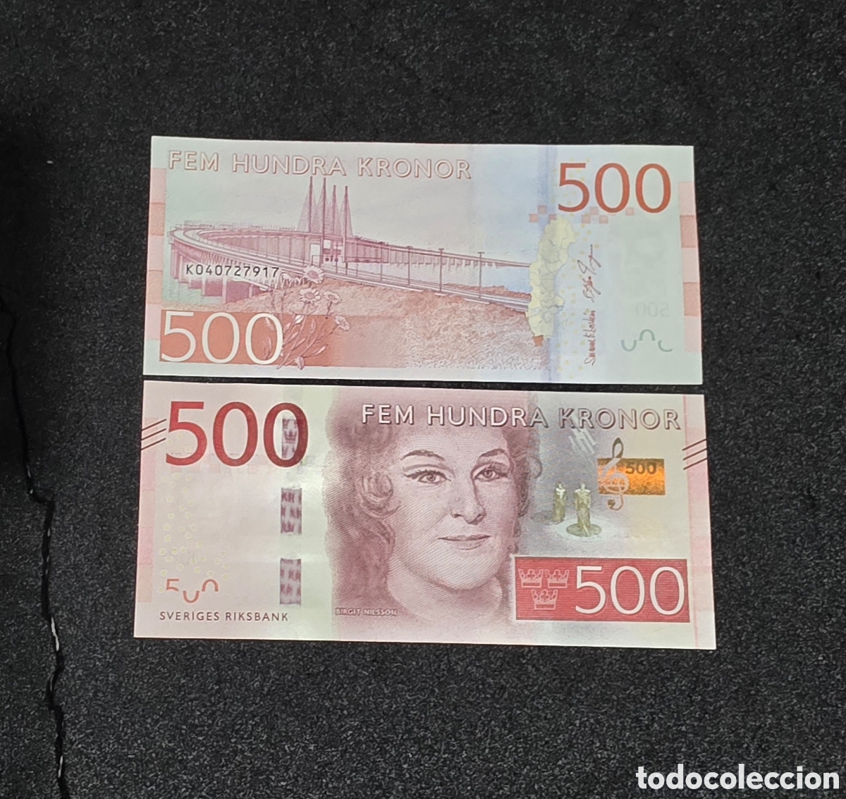 Monedas antiguas de Europa: 1pcs UNC 500kr Sweden P-73b.5