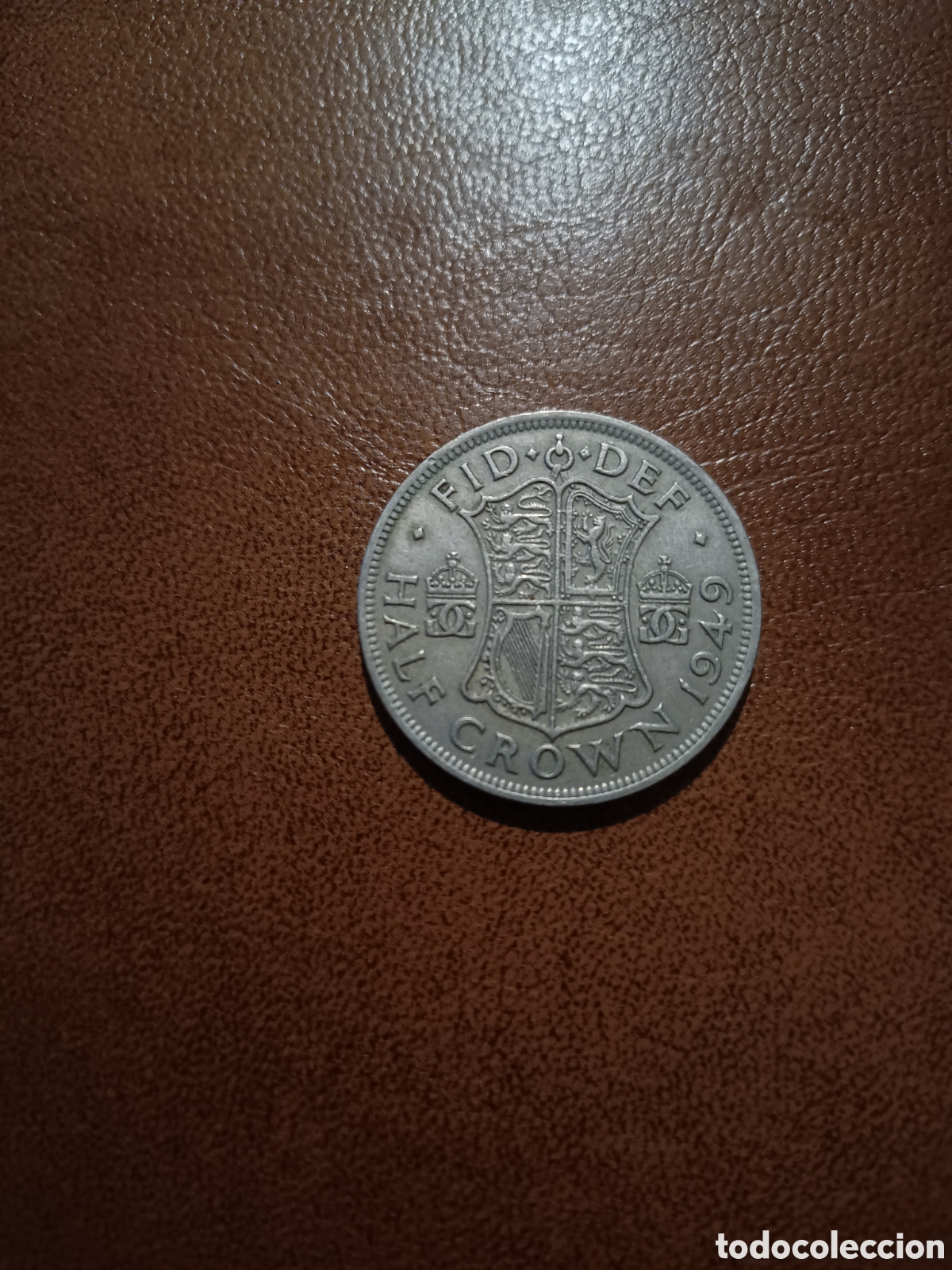 Monedas antiguas de Europa: 1/2 CORONA HALF CROWN 1949 - INGLATERRA