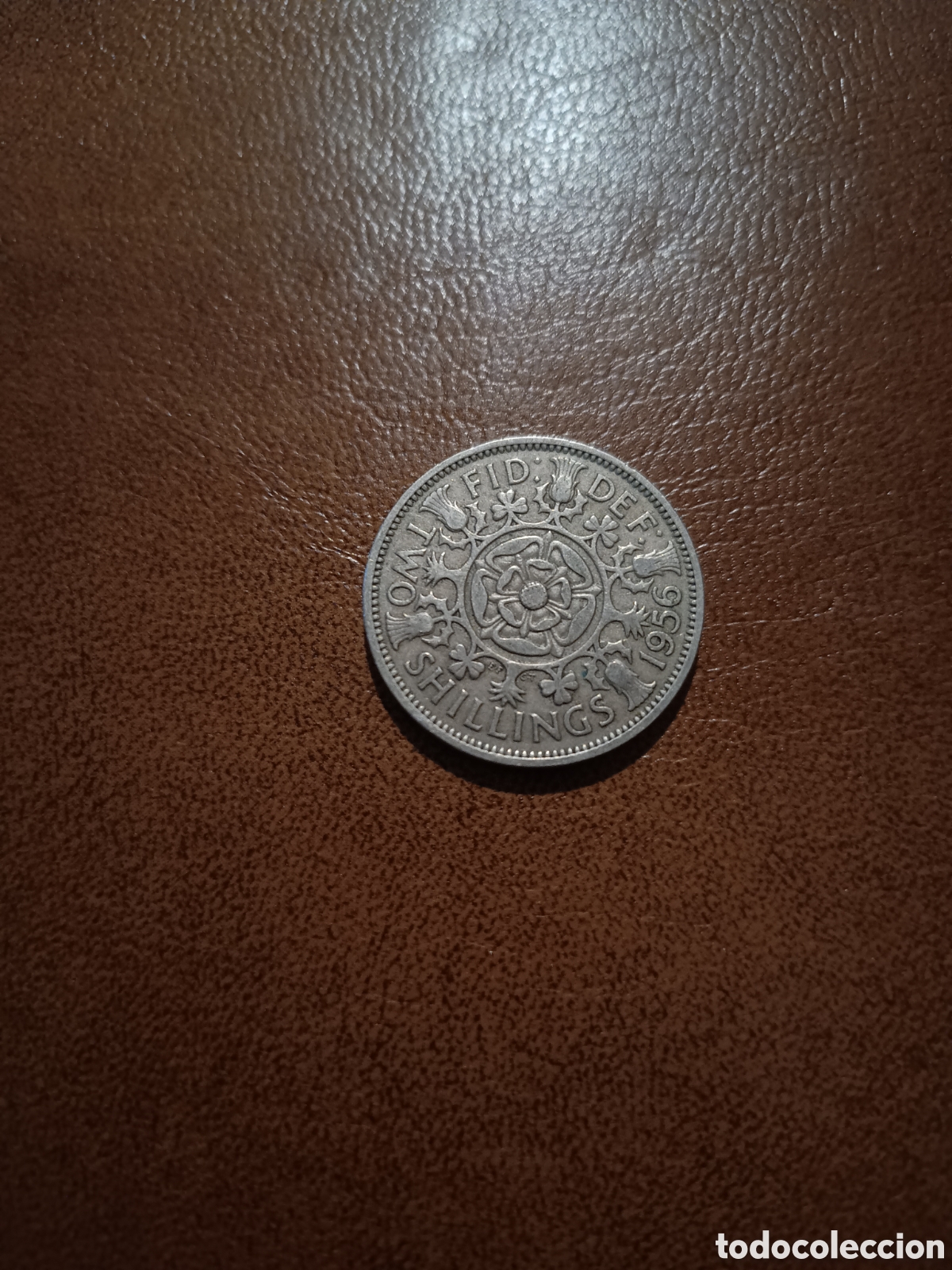 Monedas antiguas de Europa: 2 SHILLING 1956 - INGLATERRA