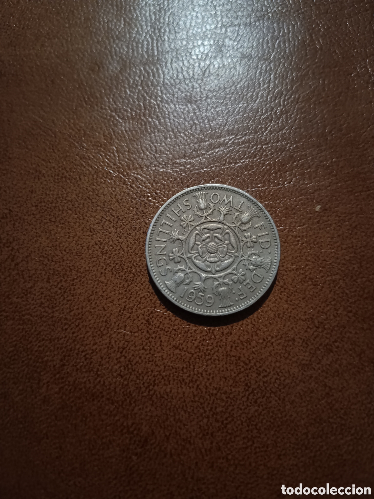Monedas antiguas de Europa: 2 SHILLINGS 1959 - INGLATERRA