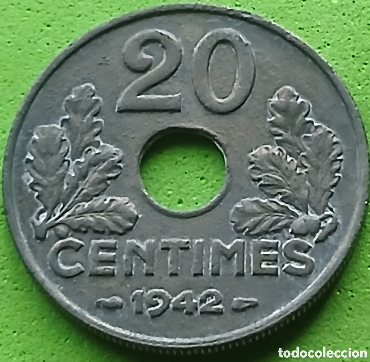 Monedas antiguas de Europa: Francia 20 c&eacute;ntimos 1942 km#900
