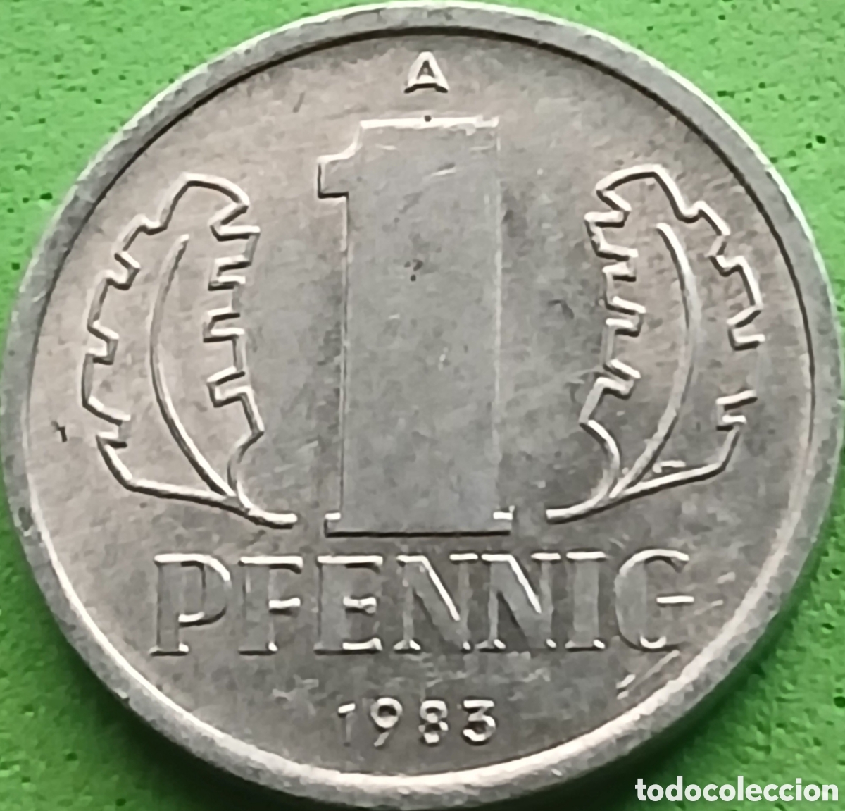Monedas antiguas de Europa: Alemania Oriental 1 pfennig 1983 km#8.2
