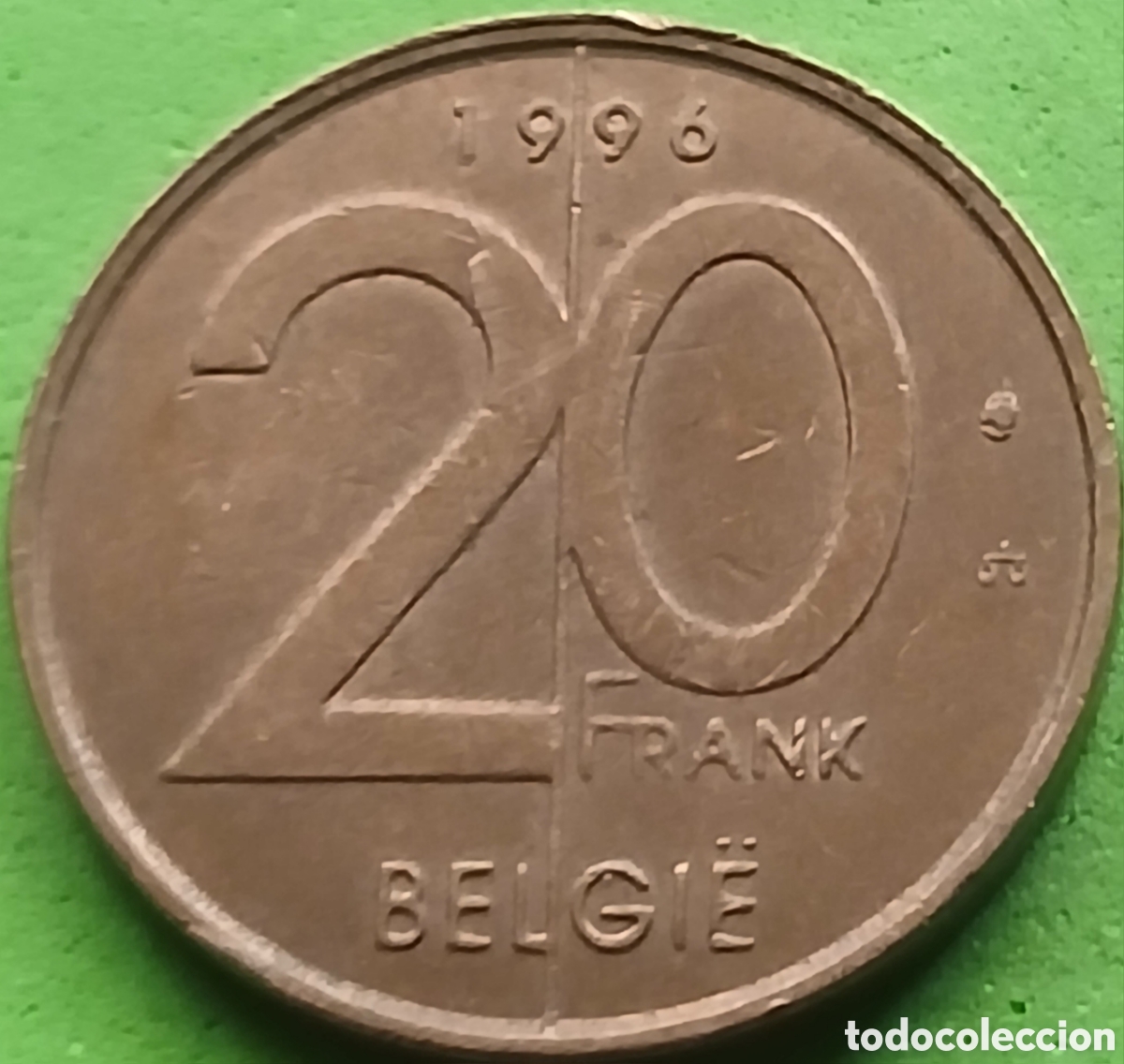 Monedas antiguas de Europa: B&eacute;lgica 20 francos 1996 km#192 Belgie