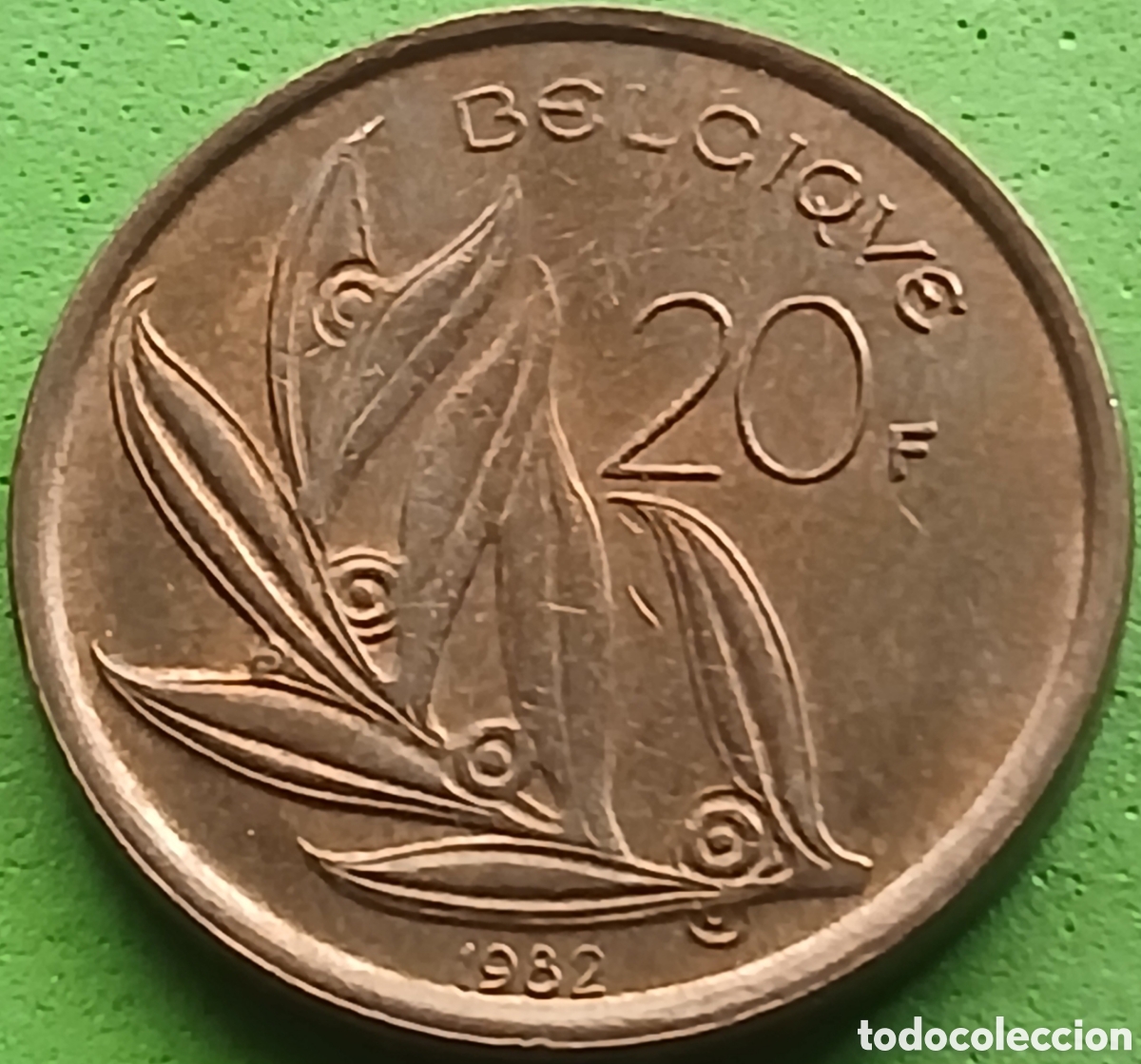 Monedas antiguas de Europa: B&eacute;lgica 20 francos 1982 km#159 Belgique