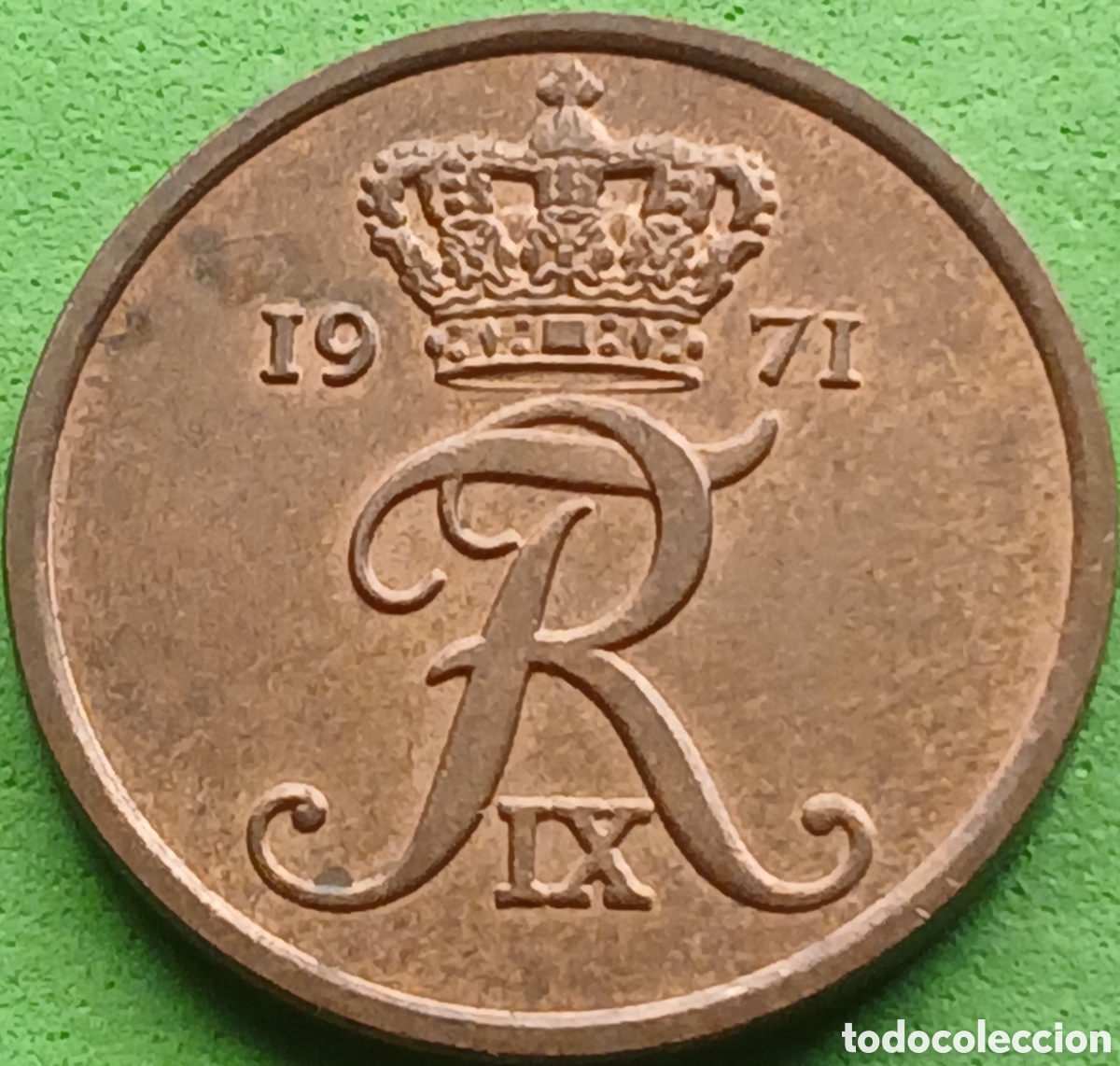 Monedas antiguas de Europa: Dinamarca 5 ore 1971 km#848