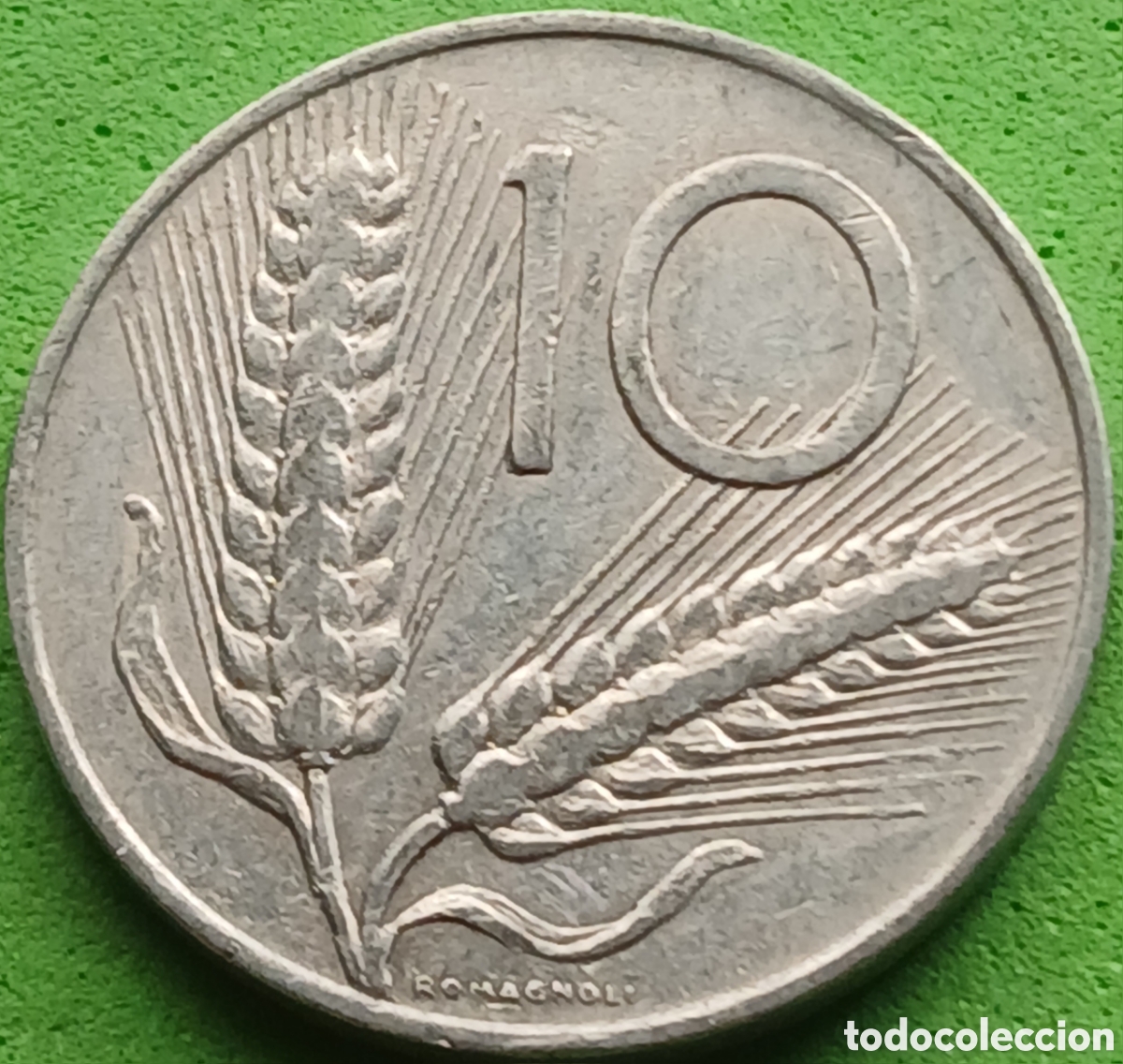 Monedas antiguas de Europa: Italia 10 liras 1966 km#93