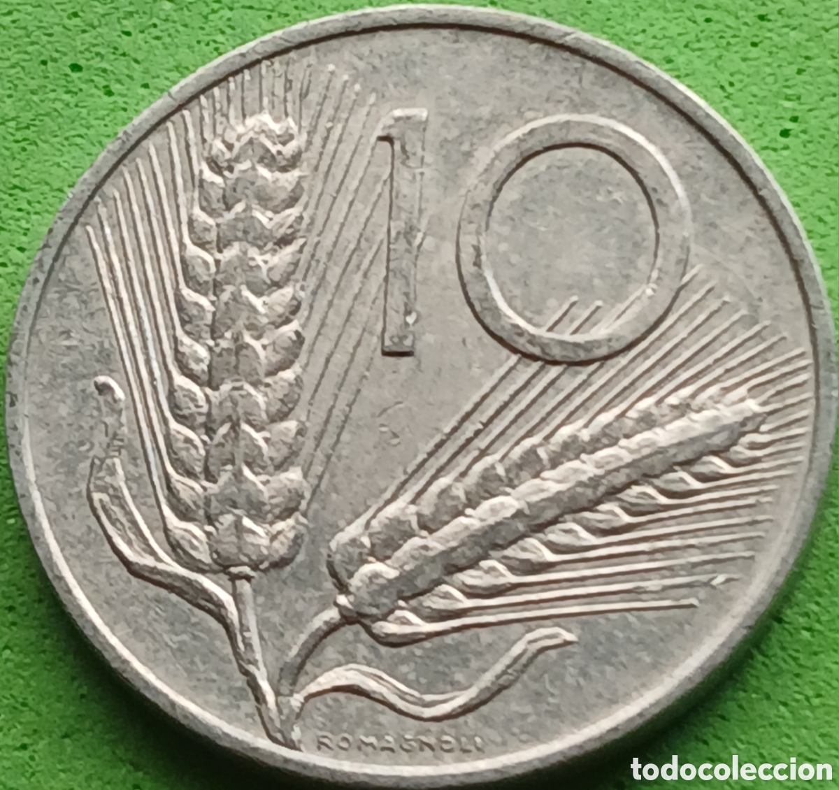 Monedas antiguas de Europa: Italia 10 liras 1972 km#93