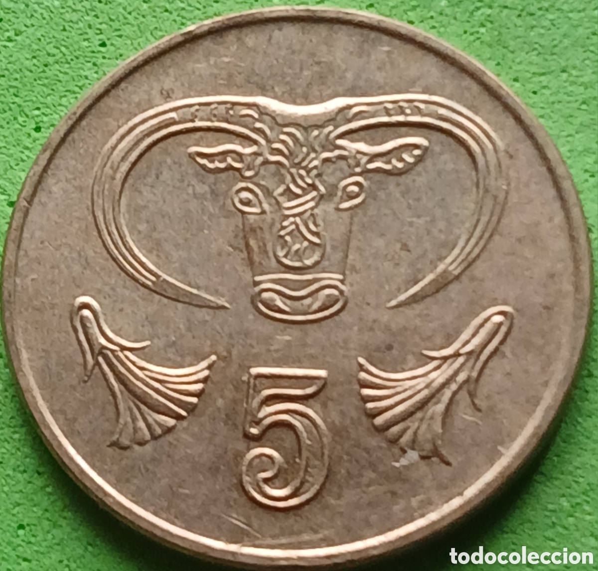 Monedas antiguas de Europa: Chipre 5 cents 1991 km#55.3