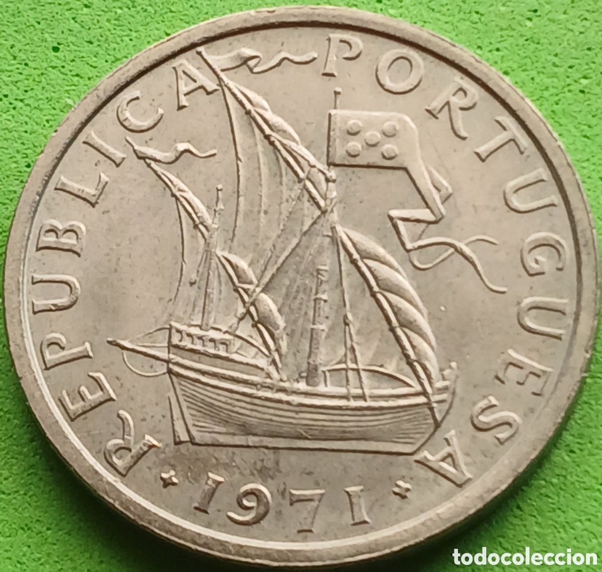 Monedas antiguas de Europa: Portugal 10 escudos 1971 km#600