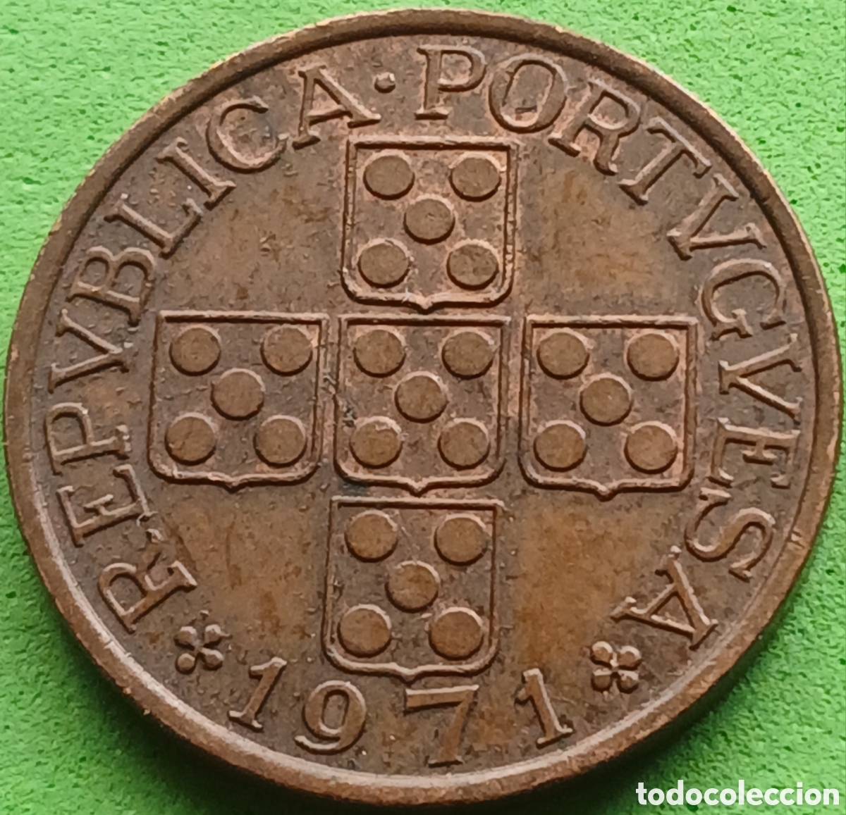 Monedas antiguas de Europa: Portugal 1 escudo 1971 km#597
