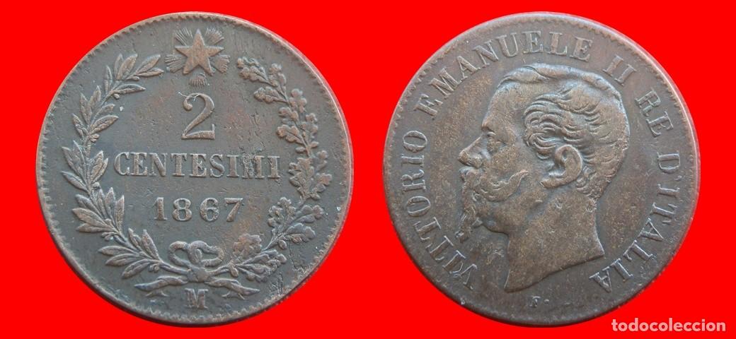 Monedas antiguas de Europa: 2 CENTESIMI 1867M ITALIA-152337