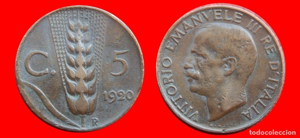 Monedas antiguas de Europa: 5 CENTESIMI 1920 ITALIA-152342