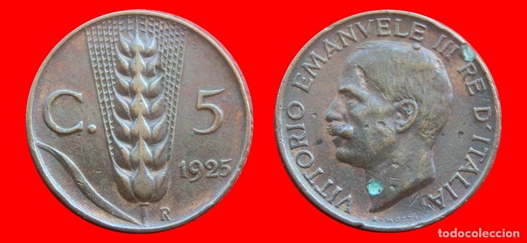 Monedas antiguas de Europa: 5 CENTESIMI 1925 ITALIA-152343