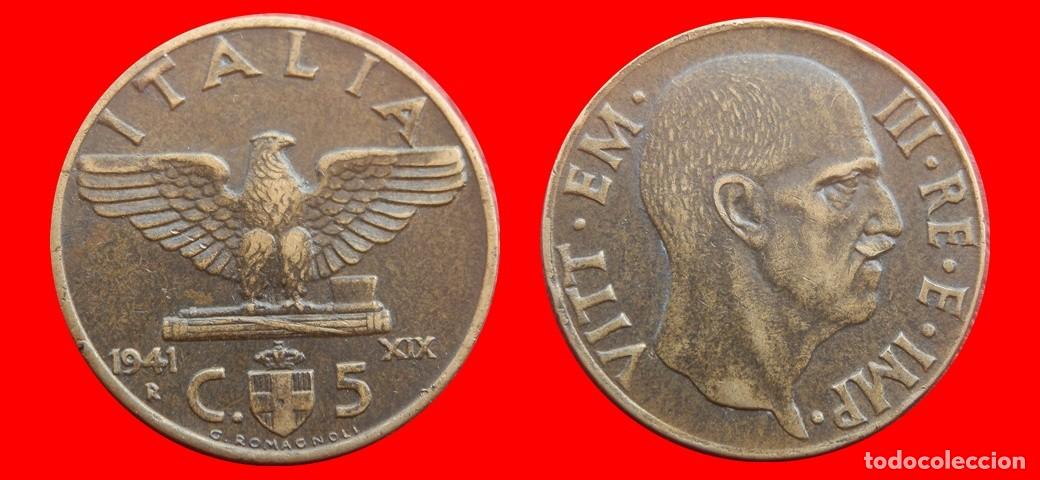 Monedas antiguas de Europa: 5 CENTESIMI 1941 ITALIA-152344