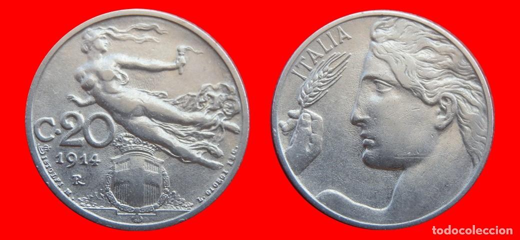 Monedas antiguas de Europa: 20 CENTESIMI 1914 ITALIA-152351