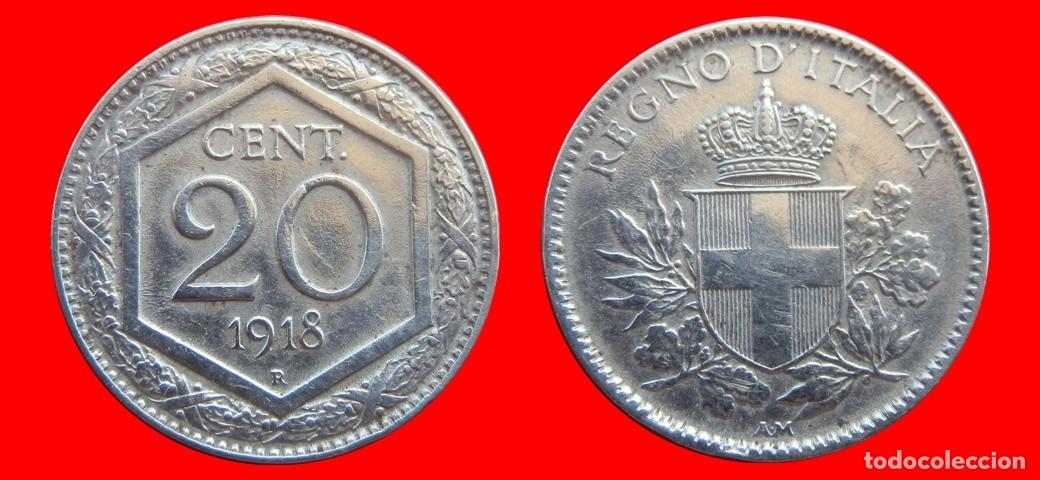 Monedas antiguas de Europa: 20 CENTESIMI 1918 ITALIA-152352