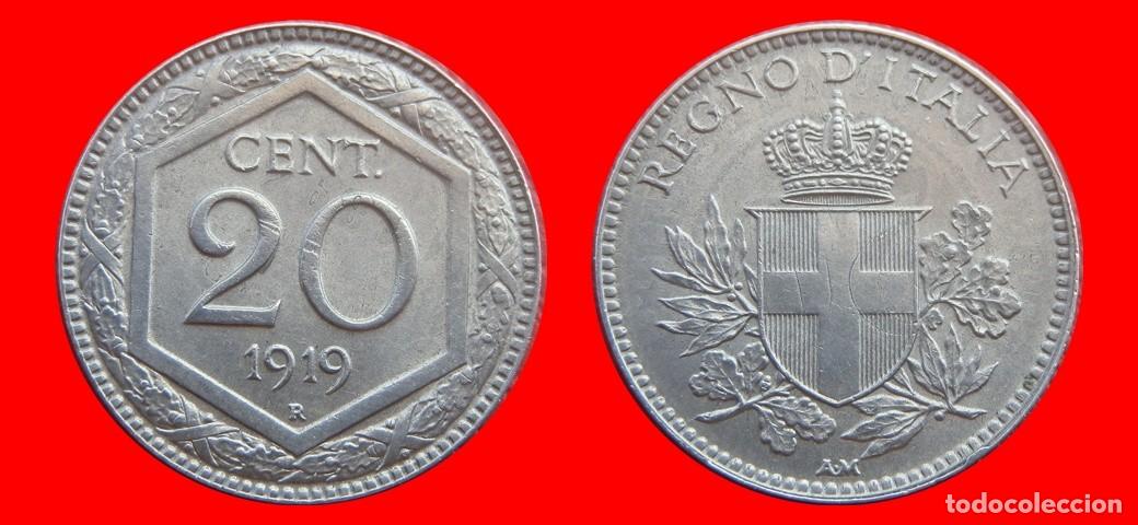 Monedas antiguas de Europa: 20 CENTESIMI 1919 ITALIA-152353
