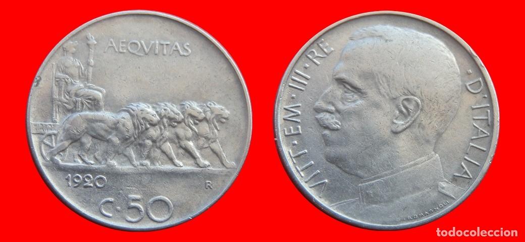 Monedas antiguas de Europa: 50 CENTESIMI 1920 ITALIA-152357