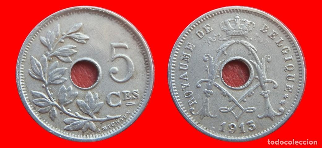 Monedas antiguas de Europa: 5 CENTIMOS 1913 BELGIQUE BELGICA-152363