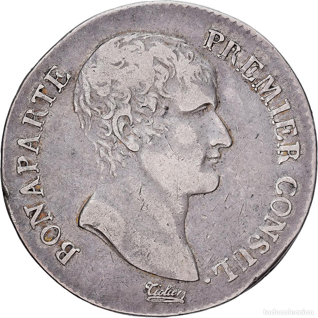 Monedas antiguas de Europa: [#1551632] Francia, Bonaparte Premier Consul, 5 Francs, An 12 (1804), Limoges, Plata, BC+