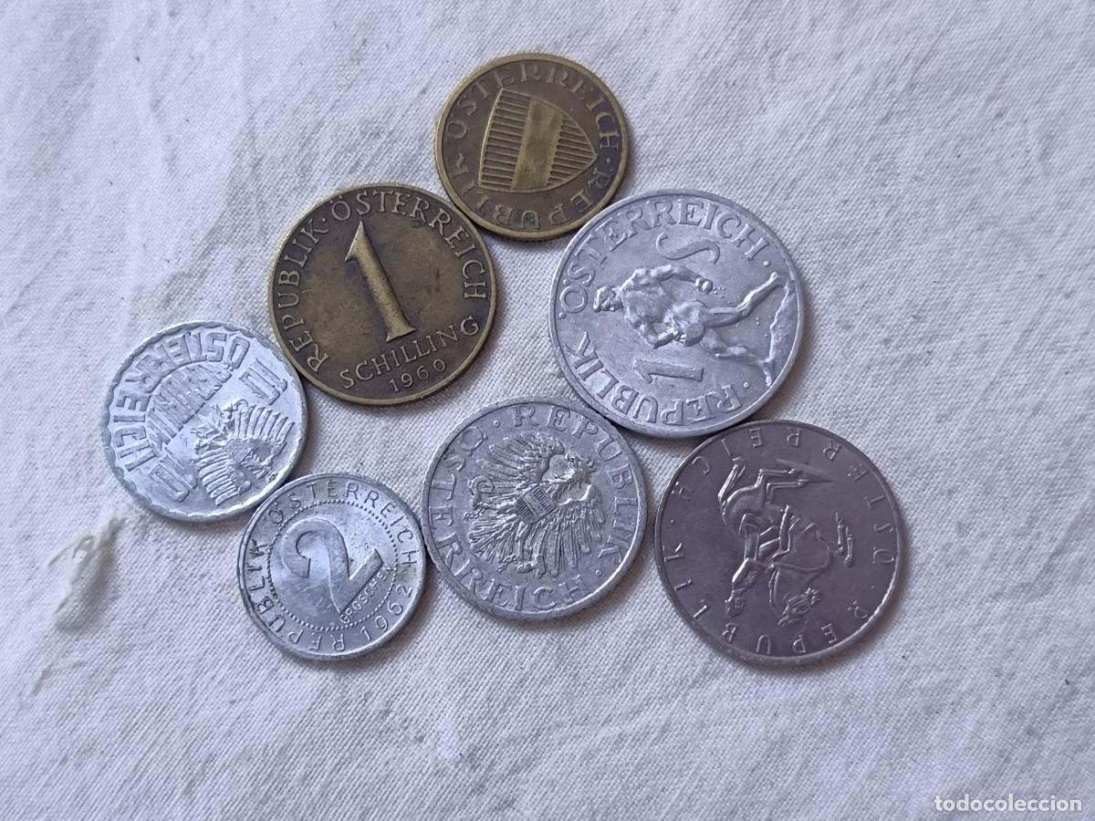 Monedas antiguas de Europa: LE12, Lote de Antiguas Monedas Extranjeras, Austria, varios a&ntilde;os
