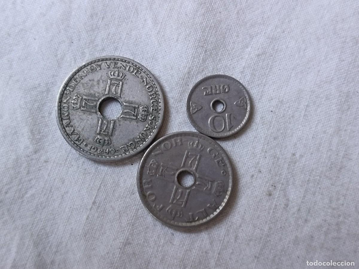 Moedas antigas da Europa: LE18, Lote de Antiguas Monedas Extranjeras, Noruega (raras), varios a&ntilde;os