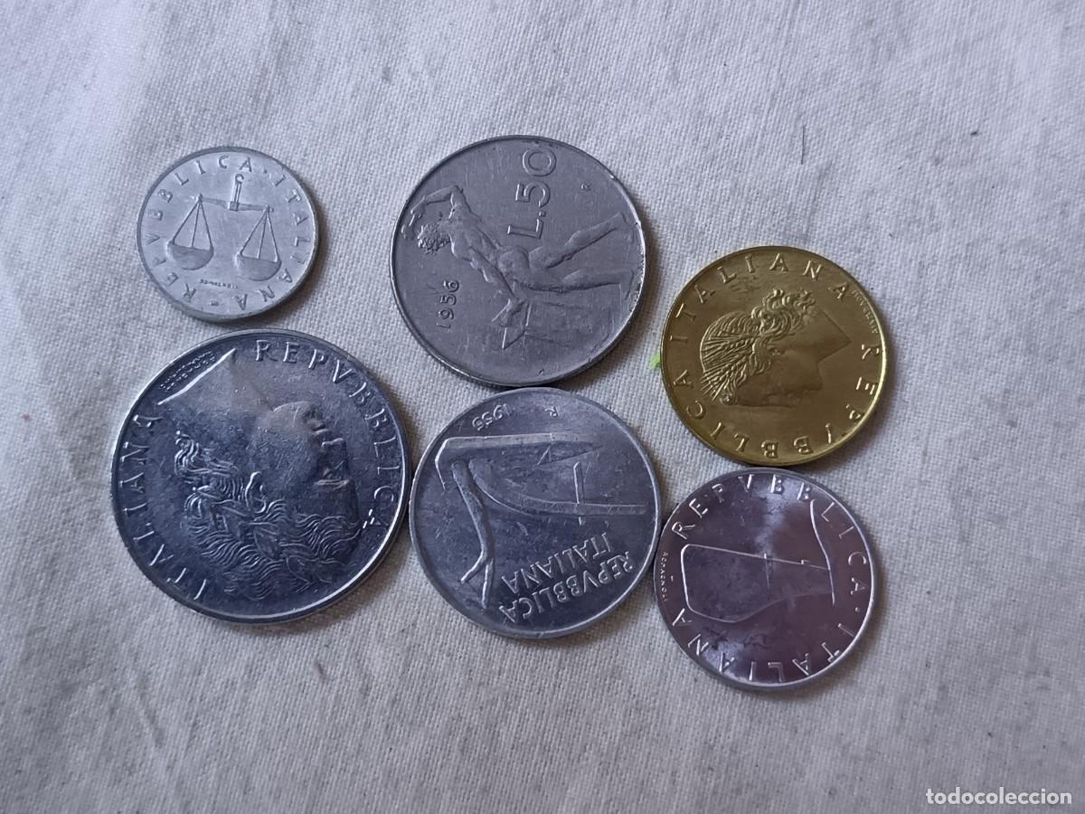 Monedas antiguas de Europa: LE23, Lote de Antiguas Monedas Extranjeras, Italia (serie), varios a&ntilde;os