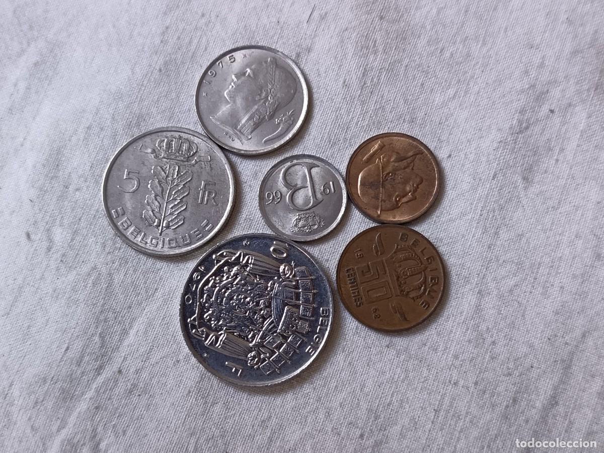 Alte M&uuml;nzen aus Europa: LE24, Lote de Antiguas Monedas Extranjeras, B&eacute;lgica (serie), varios a&ntilde;os