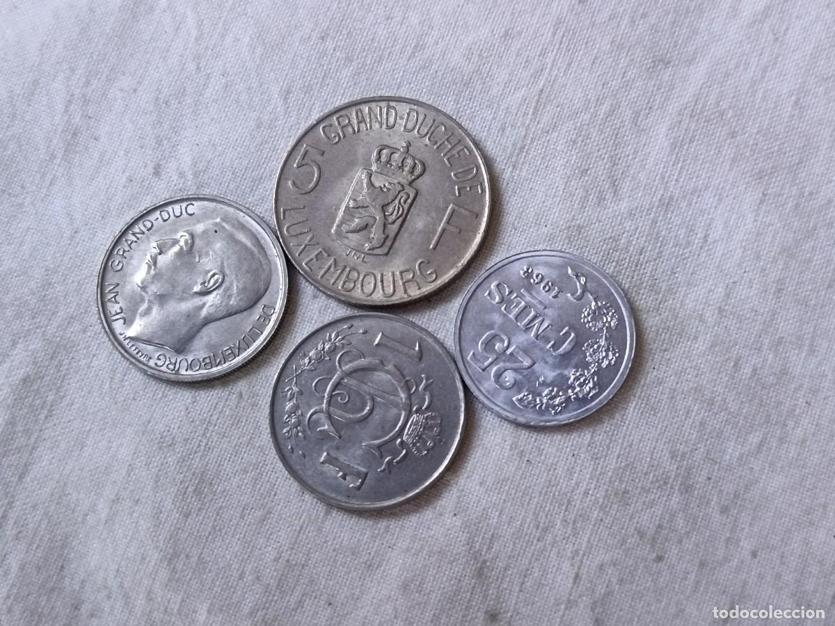 Moedas antigas da Europa: LE25, Lote de Antiguas Monedas Extranjeras, Luxemburgo, varios a&ntilde;os