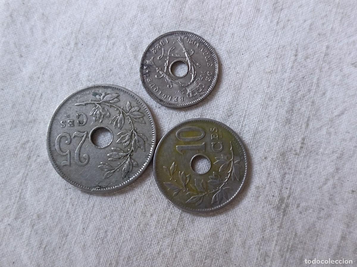 Monedas antiguas de Europa: LE29, Lote de Antiguas Monedas Extranjeras, B&eacute;lgica, raras, varios a&ntilde;os