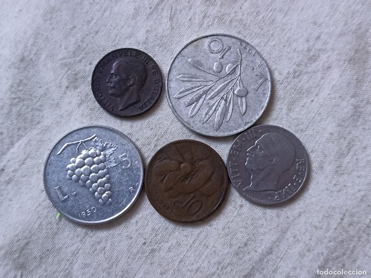 Old Coins of Europe: LE30, Lote de Antiguas Monedas Extranjeras, Italia, varios a&ntilde;os