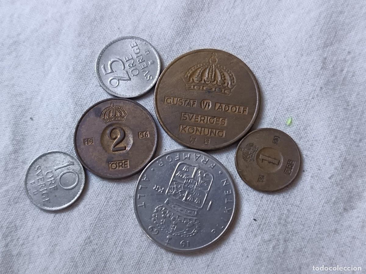 Monete antiche di Europa: LE51, Lote de Antiguas Monedas Extranjeras, Suecia (serie), varios a&ntilde;os