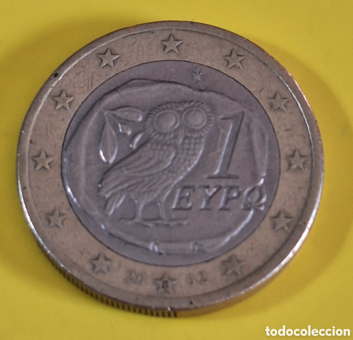 Monedas antiguas de Europa: GRECIA - 1 EURO 2002 - MARCA CECA S