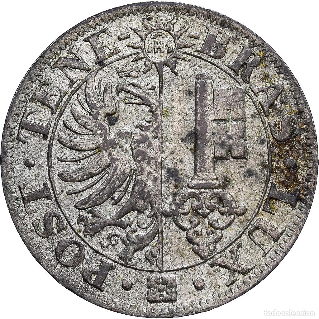 Monedas antiguas de Europa: [#1214536] CANTONES SUIZOS, GENEVA, 10 Centimes, 1839, Geneva, Vell&oacute;n, MBC, KM:128