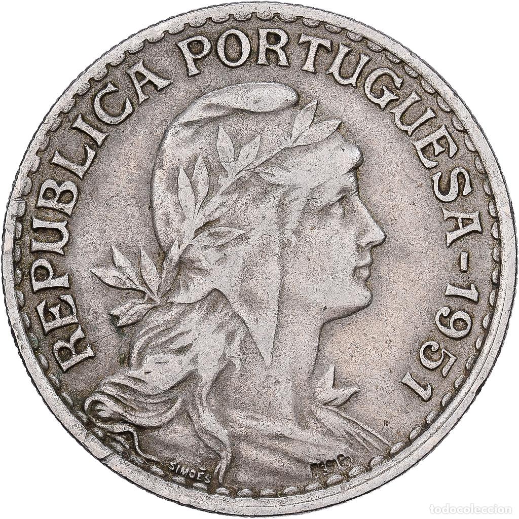 Monedas antiguas de Europa: [#1513500] Portugal, Escudo, 1951, Portugal Mint, Cobre - n&iacute;quel, MBC+, KM:578