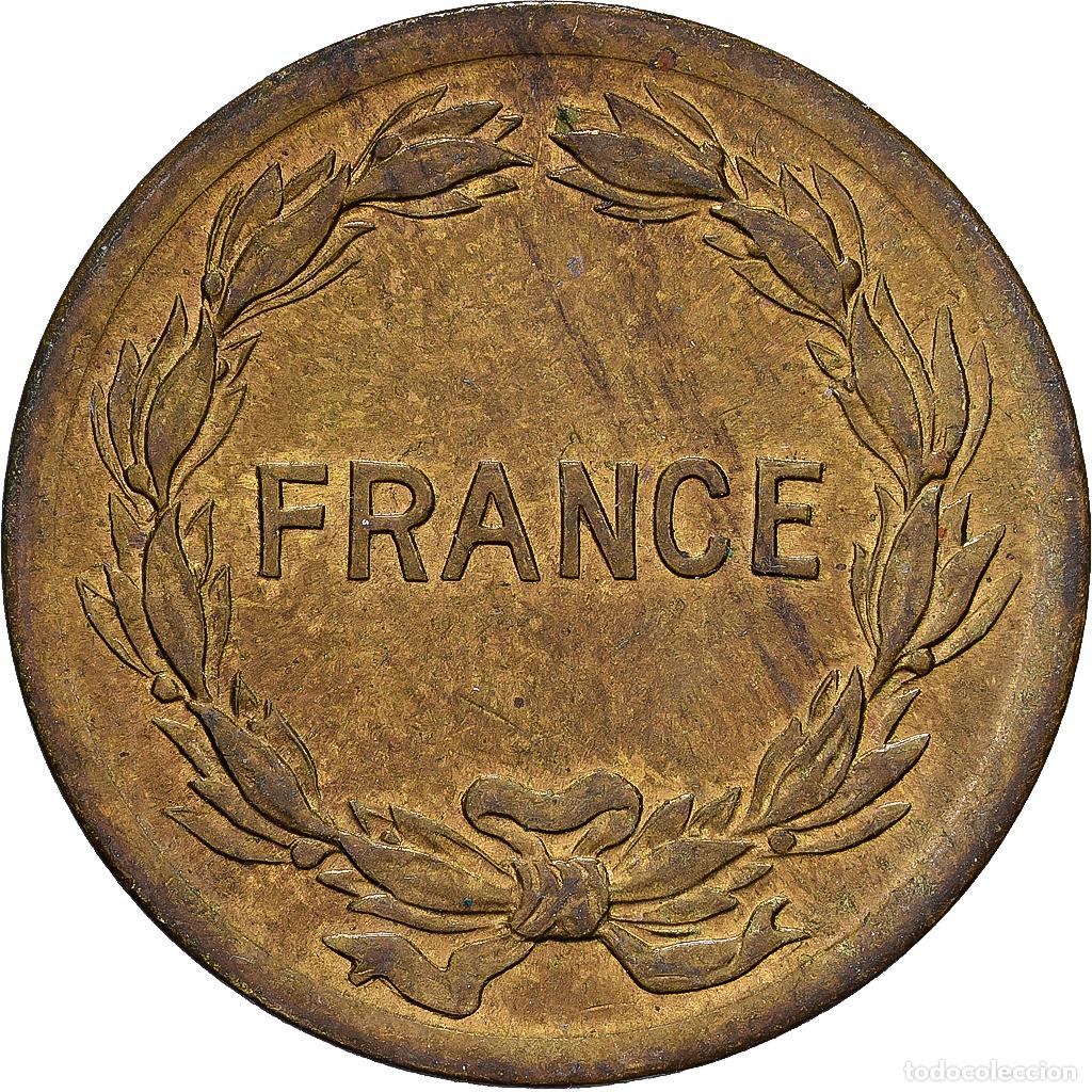 Monedas antiguas de Europa: [#1513501] Francia, 2 Francs, 1944, Philadelphia, Cuproaluminio, MBC, Gadoury:537